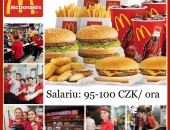 McDonalds Praga, Mlada Boleslav, Karlovy Vary, Plzen s.a. salariu 800-1000 euro