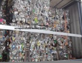 PET bottle scrap in bale, Clear plastic bottles